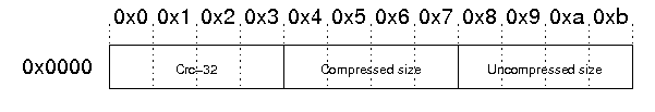 Structure of the data descriptor